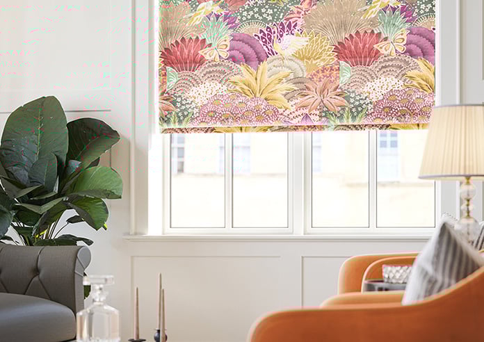 Kolkata Velvet, Summer Haze - Motorised Roman Blind - Image 5